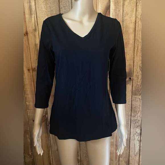 NWT Amazon Essentials Women's Classic-Fit 3/4 Sleeve V-Neck T-Shirt Sz M - Picture 4 of 6